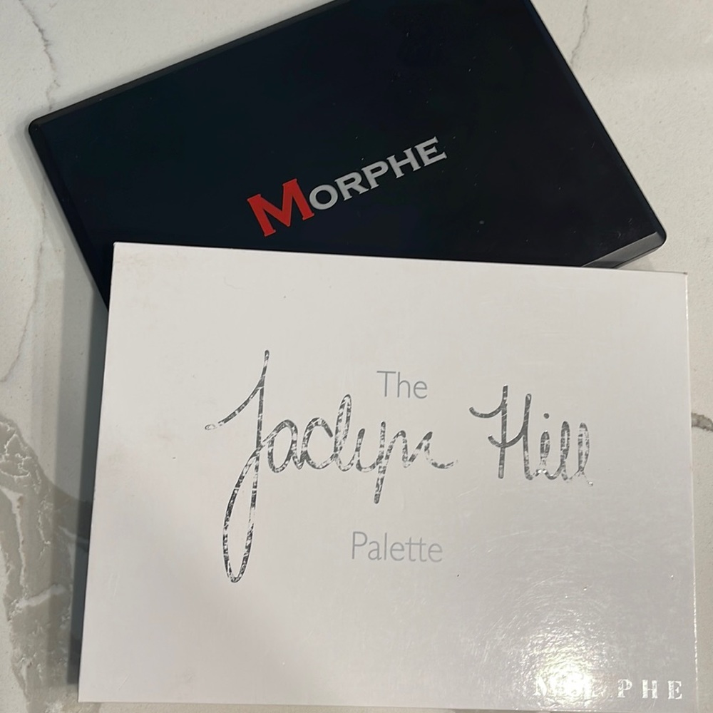 Morphe eye shadow pallet and Jaclyn hill pallet